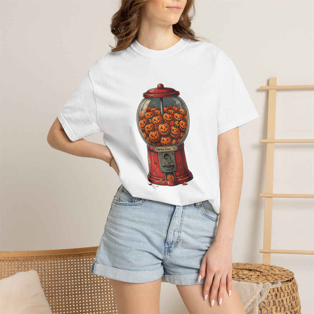 Pumpkin Gumball Machine T-shirt | Halloween Pumpkin Candy Shirt